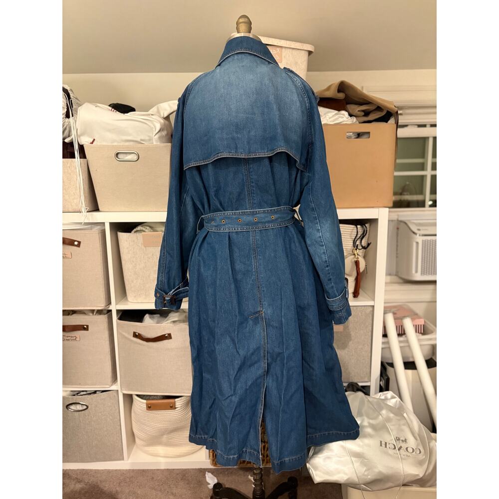Coach Denim Trench NWT - Picture 4 of 12